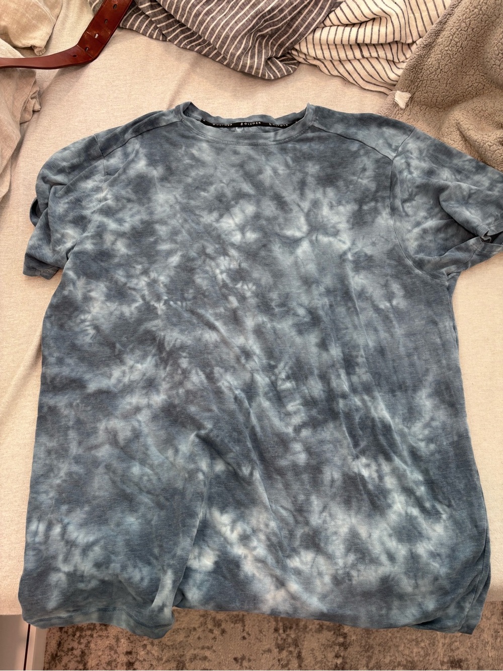 Glyder Men's Slate Blue Tie-Dye Short Sleeve Tee